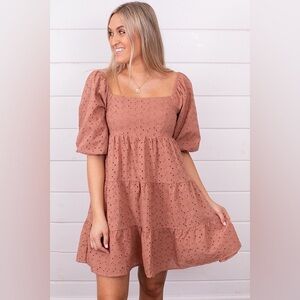 By Together Terracotta Mini Dress